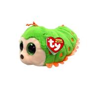 Ty Beanie Boos - Pilar la Chenille avec de Grands Yeux Verts et Paillettes, la Peluche aux Grands Yeux Scintillants - 15 cm - T37375