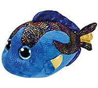 TY Beanie Boos 24cm Glubschi Aqua poisson bleu multicolore Peluche