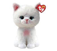 Ty Beanie Boos - Amelia Le Chaton avec de Grands Yeux Bleus et Paillettes, la Peluche aux Grands Yeux Scintillants - 15 cm - T37377