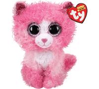 Ty Peluche Beanie Boos Reagan 15 cm – Rose et blanc
