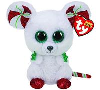 Animal en peluche Ty - Peluche - Beanie Boos - Noël Souris - 15cm