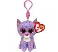 Porte-clé Ty Beanie Boos Clip Cassidy Le Chat - Ty - Plush - 9 Cm - Intérieur - Violet, Rose Rouge TU