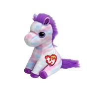 Ty Beanie Boos - Hayden Le Cheval avec de Grands Yeux Violets et Paillettes, la Peluche aux Grands Yeux Scintillants - 15 cm - T37378