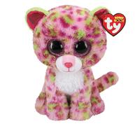 TY BEANIE BOOS Lainey rose léopard 24cm 36476