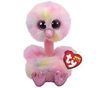 Ty - Beanie Boo's - Peluche Avery l'Autruche, TY36699, Rose, 15 cm
