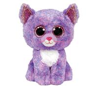 Ty - Beanie Boo's - Peluche Cassidy le chat 23cm, Violet, TY36486