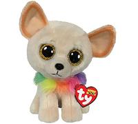 Ty - Beanie Boo's - Peluche Chewey le Chien Chihuahua, TY36460, Multicolore, 23 cm