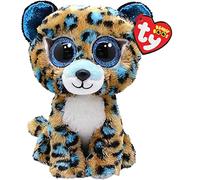 Peluche TY - Beanie Boo's Small Cobalt le leopard - Enfant - Blanc - Vert - Mixte blanc TU
