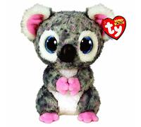 Ty - Beanie Boo's - Peluche Karli le Koala 15 cm, Gris et Blanc, TY36378