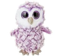 Ty - Beanie Boo's - Peluche Moonlight la Chouette, TY36325, Violet / Blanc, 15 cm