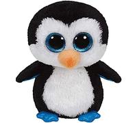 Peluche Waddles le Pingouin - TY - 15 cm - Noir et Blanc - Intérieur - Mixte noir TU