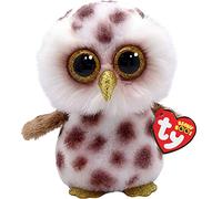 Ty Peluche Beanie Boo's Whoolie la Chouette 15 cm Blanc/Marron TY36574
