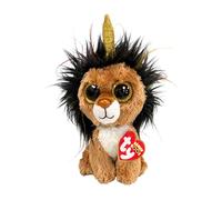 Ty Peluche Beanie Boo's Ramsey le Lion Licorne Multicolore – Petit 15 cm
