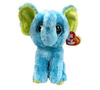 Animal en peluche Ty Beanie Boo's Small Trunkles L'éléphant Multicolore