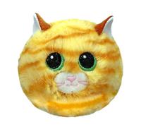 TY - Beanie Bouncers - Purry Le Chat - Peluche rebondissante à Collectionner, Jaune, 9 cm