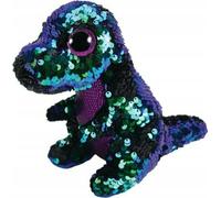 TY BOOS Flippables CRUCH - dinosaure à paillettes 15cm 36260