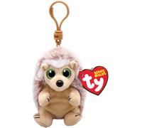 Ty Porte-clés peluche Beanie Bellies Bumper le Hérisson — Yeux verts pailletés, ventre doux, 12 cm