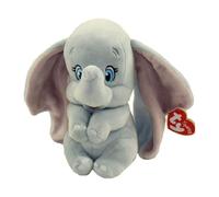 Ty Peluche Disney Dumbo – 23 cm – Taille moyenne – Gris – Mixte