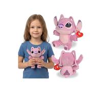 TY DISNEY Lilo and Stitch ANGEL Mascotte en peluche, BEANIE BABIES, doudou, jouet sensoriel tout doux 20 cm