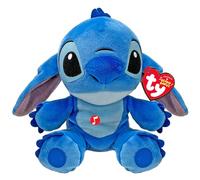 TY - Disney - Peluche Musicale Stitch 22 cm - Doudou Musical - TY44012, Bleu