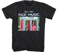 TY@FERDSA 3 Face The Music Phone Booth Men's T Shirt Excellent Dude Keanu Movie Manches Courtes(3X-Large)