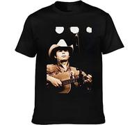 TY@FERDSA Dwight Yoakam Men's Casual Round Neck Cotton Short Sleeve T-Shirt Manches Courtes(Small)