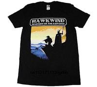 TY@FERDSA Men T Shirt Hawkwind Master of The Universe s Cotton Short Sleeve Funny t-Shirt Novelty Tshirt Color Manches Courtes(X-Large)