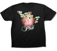 TY@FERDSA Pink P!NK Orchid Truth About Love 2013 Tour Ca GA T Shirt Black Manches Courtes(Small)
