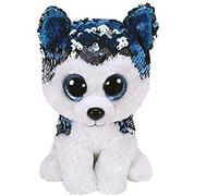 TY Flippables Small - Peluche Sequins Slush Le Chien 15cm