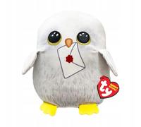 Ty Hedwig - Harry Potter - Bonnet à Presser - 25,4 cm - Peluche Douce pour Enfants - Collectible - Peluche Mignonne