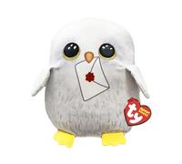 TY Hedwig - Harry Potter - Bonnet à Presser - 25,4 cm - Peluche Douce pour Enfants - Collectible - Peluche Mignonne