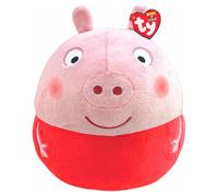 Ty Jouets Peppa Pig 25.4cm Squish-A-Boo Squishy Bonnet Peluche Neuf Avec Tags