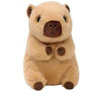 TY Lara Beanie Bellies Capybara Teddy en peluche douce à collectionner pour enfants et bébés - 24 cm