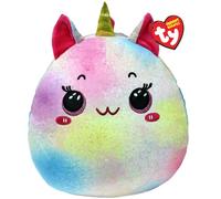 TY Maisie Unicorn Squish a Boo 25,4 cm - Beanies à Presser pour Enfants - Jouet en Peluche Douce pour bébé - Collectible