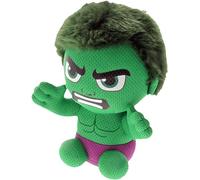 TY - Marvel Beanie Babies - Peluche Hulk 15 cm - TY41191 - Vert - Dès 3 Ans