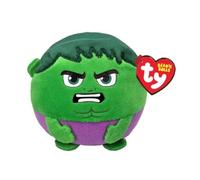 Animal en peluche TY Puffies Marvel Hulk 9 cm Multicolore