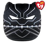TY - Marvel Squish a boos - Coussin Black Panther 20 cm - Noir - TY39250 - Dès 3 Ans