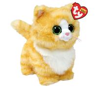 TY Melanie Tabby Cat Beanie Boo Bonnet 14cm Peluche Douce Pour Enfants