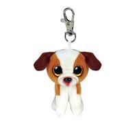 Ty – Peluche Beanie Boos Clip Hugo le Chien – Multicolore – S