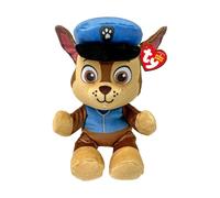 TY - Peluche Pat’ Patrouille - Chase - 15cm - Peluche à Collectionner, Marron, Bleu