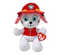 TY - Peluche Pat’ Patrouille - Marcus - 15cm - Peluche à Collectionner, Blanc, Rouge