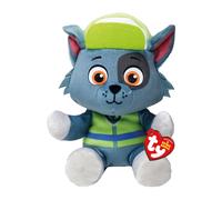 TY - Peluche Pat’ Patrouille - Rocky - 15cm - Peluche à Collectionner, Bleu, Vert