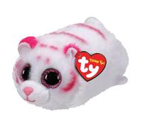 Peluche Teeny Ty Tabor Le Tigre Blanc Et Rose