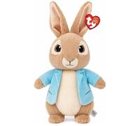 TY Peter Rabbit Beanie - Peluche douce de 25 cm - Jouet en peluche à collectionner pour enfants - Joli cadeau
