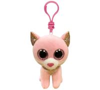 Ty – Porte-clés en peluche Beanie Boos Fiona – Chat – Multicolore