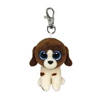 Ty – Peluche clip Beanie Boos Muddles le chien marron – TU