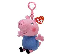 Ty Porte-clés avec cochon George en peluche de Peppa Pig - version anglaise