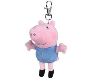 Ty Porte-clés avec cochon George en peluche de Peppa Pig - version anglaise