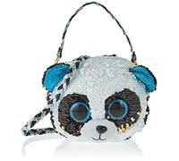 TY, Sac à bandoulière Peluche sequins 20cm-Le Panda Enfant unisexe, Multicolore, Taille unique