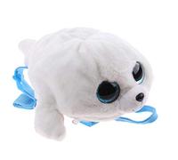 Ty - Sac à Dos Peluche - Icy le Phoque, TY95010, Blanc